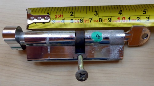 Euro cylinder 55 polished - /,