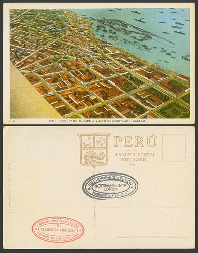 Peru old postcard callao - postcard,