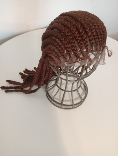Braided cornrow wig - braided, full
