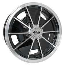 SSP BRM Alloy Wheel Gloss Black 5.5x15'', 5x112 PCD, ET12 VW T2 Bay T25