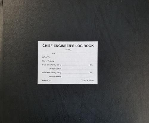 Chief engineer log book - log, no