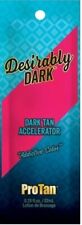 PRO TAN Desirably Dark Natural Sun bed Tanning Accelerator Lotion 22ml Sachet 