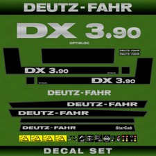 Deutz-Fahr DX 3.90 Optibloc StarCab Tractor decal aufkleber sticker set