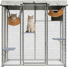 76" Large Walk-in Catio