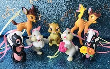 SET OF 7 DISNEY BAMBI CHRISTMAS TREE DECORATIONS