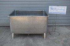Stainless steel tote bin tank ice bath 800 Litre dip STACKABLE LAST 2,  Free P+P