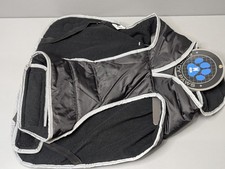 ​NEW Ancol Muddy Paws Stormguard Dog Coat Black/Grey Size M - 40cm Waterproof