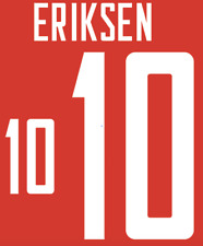 Denmark Eriksen Nameset 2021 Shirt Soccer Number Letter Euro Print Football Home