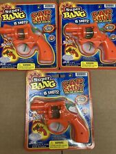 (x3) Cap Shot, Ring Cap Blaster, Super Bank, 8 Shots!, Uses 8 Shot Ring Caps