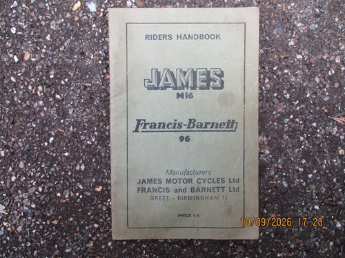 Riders handbook james m16 - riders,
