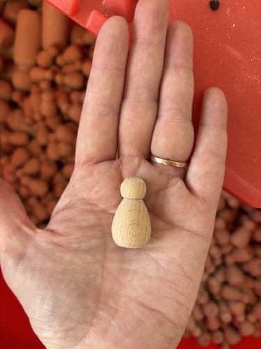 3cm wooden peg - x,