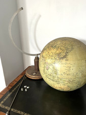 LARGE VINTAGE GLOBE WITH