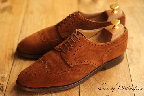 John lobb hayle brown suede - john,