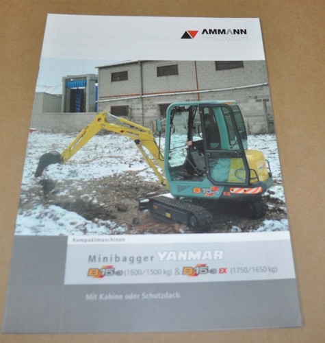 Yanmar b15 bagger compact - ex,
