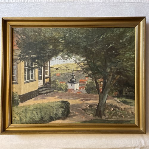 Antique oil canvas - antique,