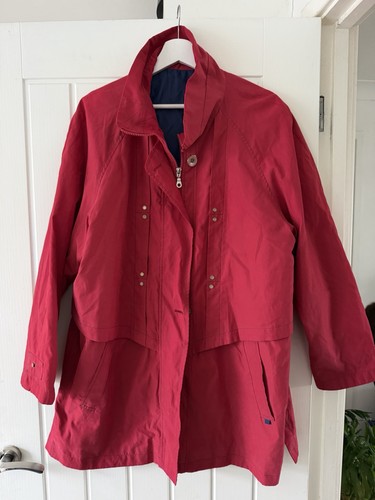 Vintage women red raincoat - vintage,