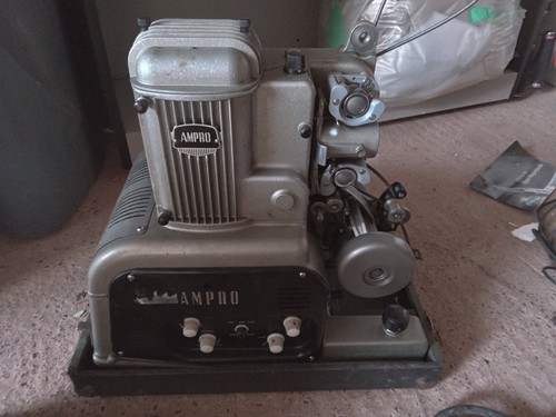 Ampro 16mm cine film - film, projector