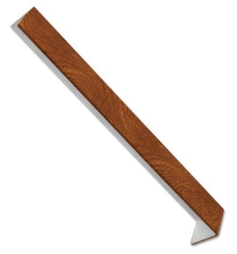 Golden oak upvc fascia corner - golden,