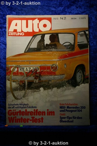 Car magazine mercedes - 21/72,