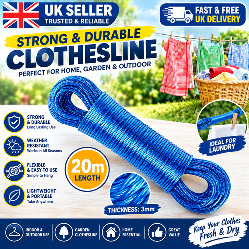 Washing line rope heavy - heavy, duty