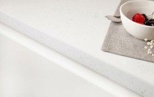 White Sparkle Gloss Laminate