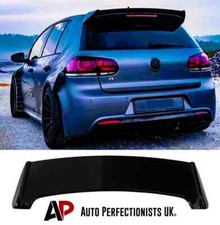 VW Golf MK6 GTD GTI R20 R OSIR Style Gloss Black Rear Roof Spoiler Boot Lip Wing