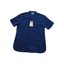 Fabindia Mens Indigo Dotted
