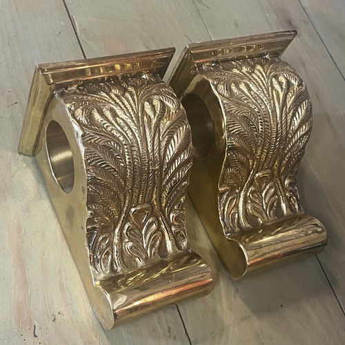 Vtg mcm ornate brass - mcm,