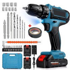 2 Battery  Cordless Drill Combi Driver High Power Electric Screwdriver Set UK