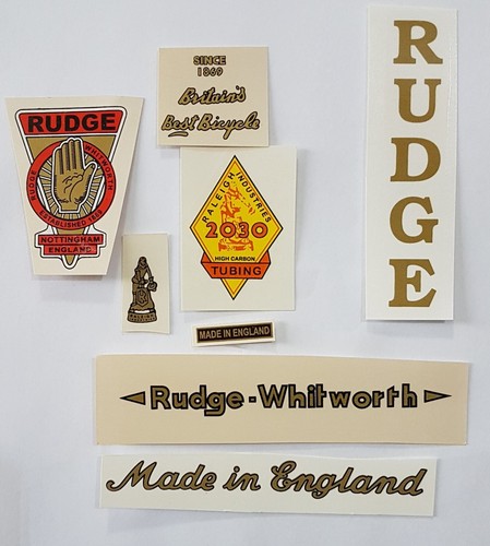 Rudge decals vintage - decals, bicycle