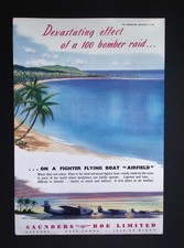 Original 1950 Advert Saunders