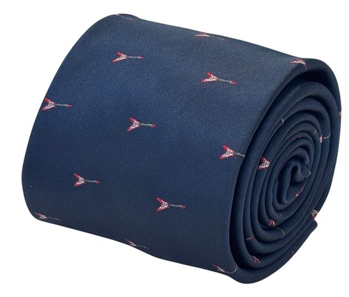 Navy dark blue tie electric - tie,