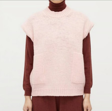 Babaa Magnolia Cropped Wool Vest Brand New Sz  8-10 RRP £289