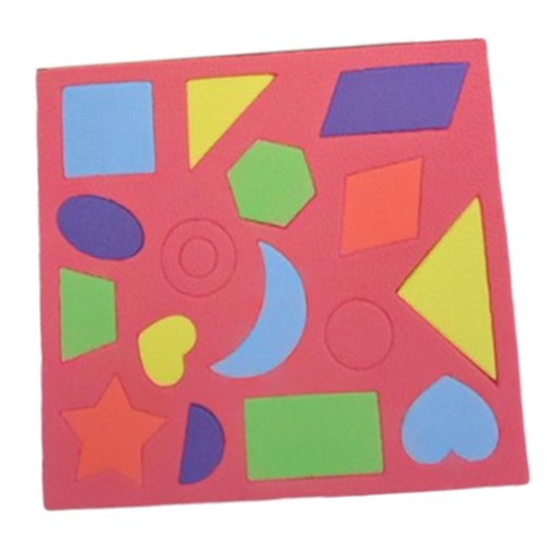 Geometric puzzle play - mat, foam