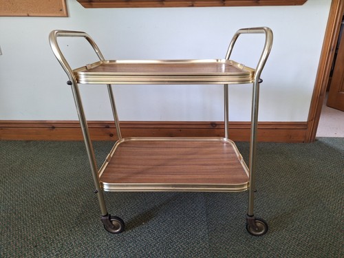 Vintage tier tea trolley - 2,