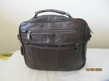 Lorez Bag Brown Large handbag Organiser soft Leather Used 