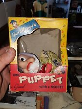 Walt Disney Hand Puppet with a voice 1965 Gund Rare Grumpy 