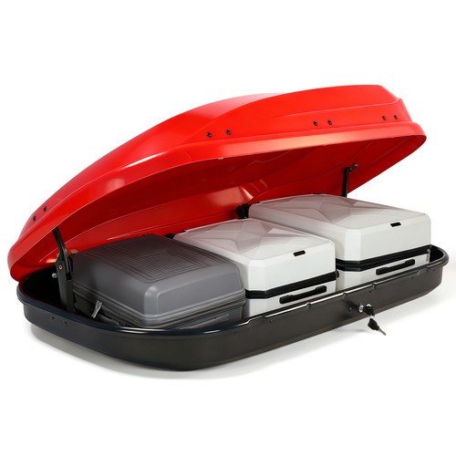 Glossy red 400 litre car - 400, roof