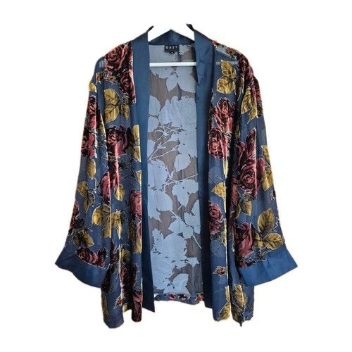 Vtg burnout elegant east silk - vtg,