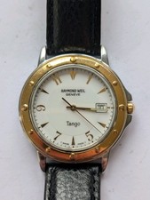 Mens Raymond Weil Tango Quartz Watch 5560 (New Battery)