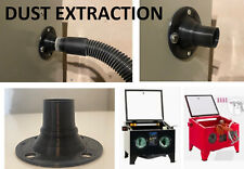 Sand blasting cabinet panel Vacuum Adapter Dust Port Tool Extractor Hose Pipe