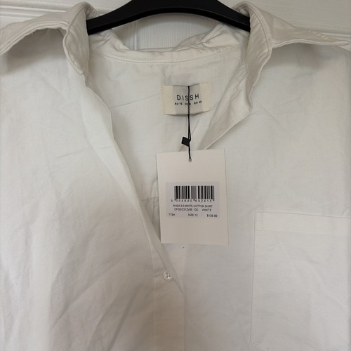 Dissh rhea white shirt - size, 12