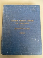 Freemasons Masonic Book -