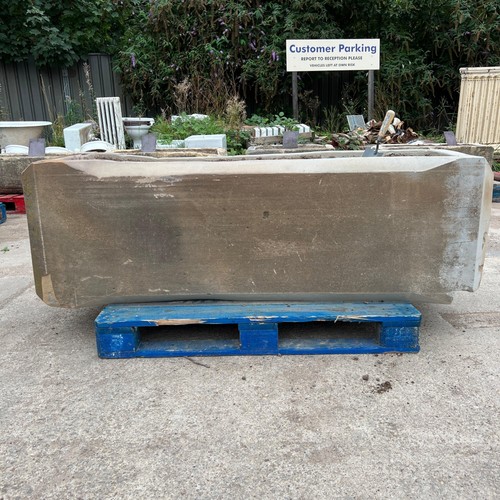 Reclaimed large stone trough - large,