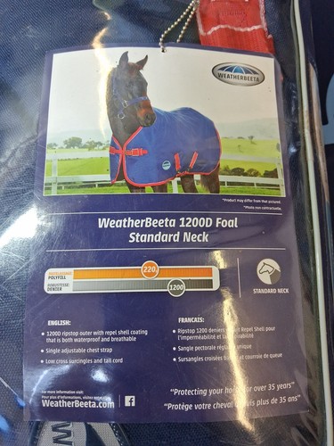 Original 1200d foal rug - 4'3",