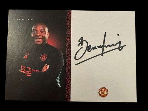 Benni mccarthy hand signed - mccarthy,