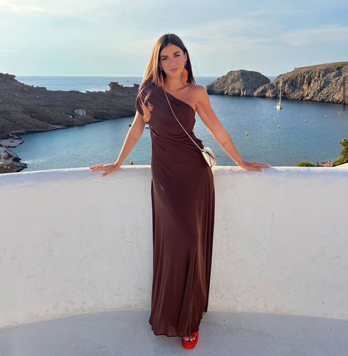 Zara asymmetric draped dress - zara,