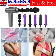 Fascia Gun Head Attachment Waterproof Massage Gun Replacement Head Soft Silicone