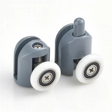 Pack of 4 x Shower Screen Door Rollers Runners Wheels Pulleys 25mm wheels Dia