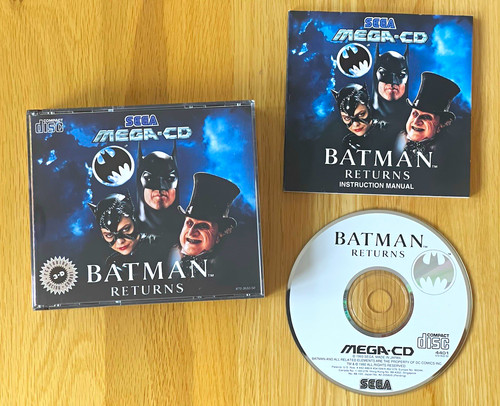 Batman returns sega - mega, cd